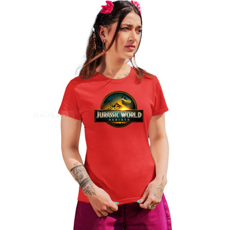 Jurassic Park T-Shirt  Half Sleeve Round Neck T-Shirt D1