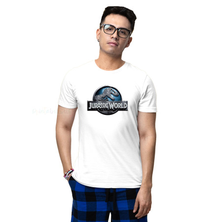 Jurassic Park T-Shirt  Half Sleeve Round Neck T-Shirt D2