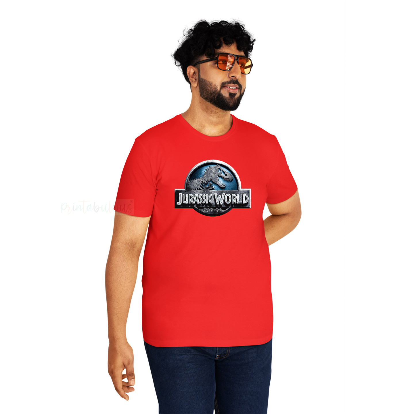 Jurassic Park T-Shirt  Half Sleeve Round Neck T-Shirt D2