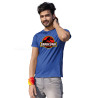 Jurassic Park T-Shirt  Half Sleeve Round Neck T-Shirt D3
