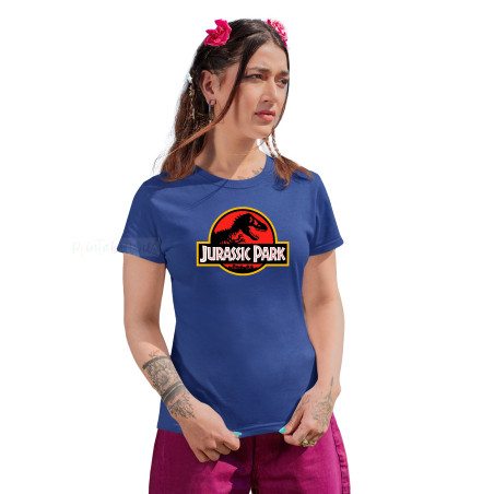 Jurassic Park T-Shirt  Half Sleeve Round Neck T-Shirt D3
