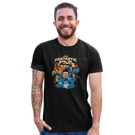Fantastic Four Pure Cotton T-Shirt Latest Prints Pure Cotton for Adults D1