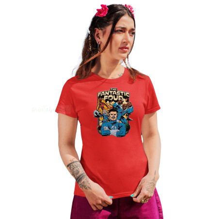 Fantastic Four Pure Cotton T-Shirt Latest Prints Pure Cotton for Adults D1