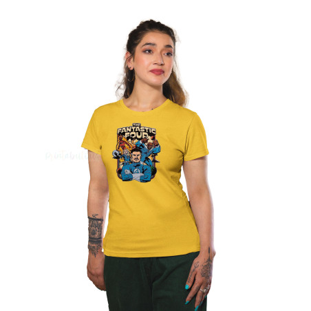 Fantastic Four Pure Cotton T-Shirt Latest Prints Pure Cotton for Adults D1
