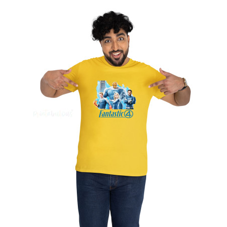 Fantastic Four Pure Cotton T-Shirt Latest Prints Pure Cotton for Adults D3