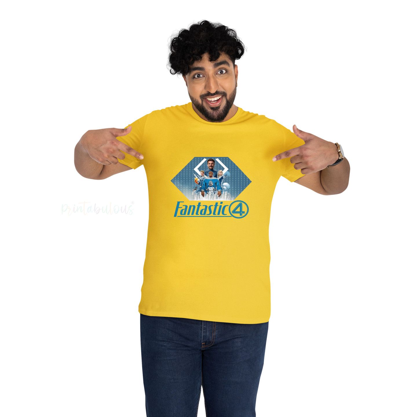 Fantastic Four Pure Cotton T-Shirt Latest Prints Pure Cotton for Adults D5