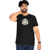 Pure Cotton Glow in the Dark T-Shirt Half Sleeves, Round Neck Adults D2