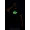 Pure Cotton Glow in the Dark T-Shirt Half Sleeves, Round Neck Adults D2