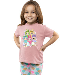 Labubu Girls Round Neck...