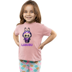 Labubu Girls Round Neck...
