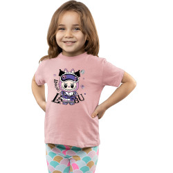 Labubu Girls Round Neck...