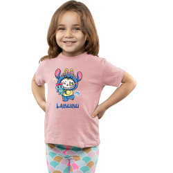 Labubu Girls Round Neck...