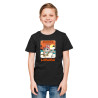 Labubu Round Neck Pure Cotton T-Shirt – Half Sleeves, Colorful Print DL9