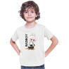 Labubu Round Neck Pure Cotton T-Shirt – Half Sleeves, Colorful Print DL11