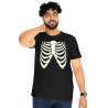 Pure Cotton Glow in the Dark T-Shirt Half Sleeves, Round Neck Adults D3
