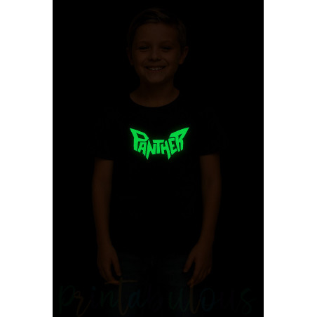 Pure Cotton Glow in the Dark T-Shirt Half Sleeves, Round Neck Kids D4