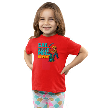 Kids Gamer Mode Half-Sleeve Pure Cotton T-Shirt Latest Print MineD1