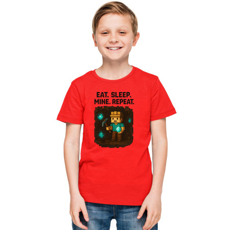 Kids Gamer Mode Half-Sleeve Pure Cotton T-Shirt Latest Print MineD2
