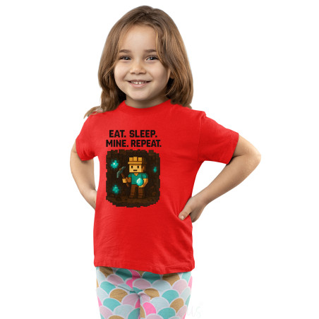 Kids Gamer Mode Half-Sleeve Pure Cotton T-Shirt Latest Print MineD2