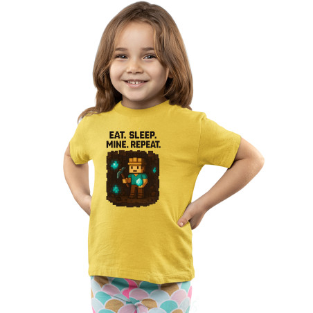 Kids Gamer Mode Half-Sleeve Pure Cotton T-Shirt Latest Print MineD2