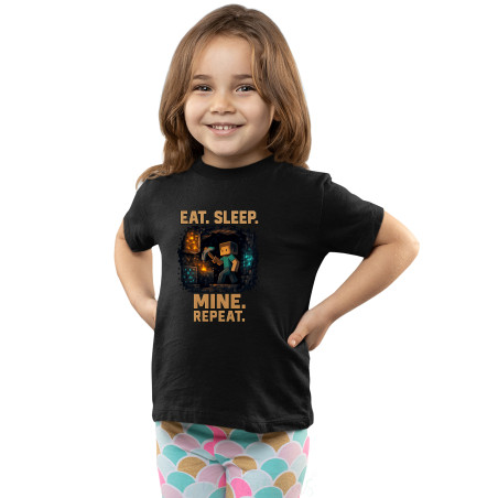 Kids Gamer Mode Half-Sleeve Pure Cotton T-Shirt Latest Print MineD3