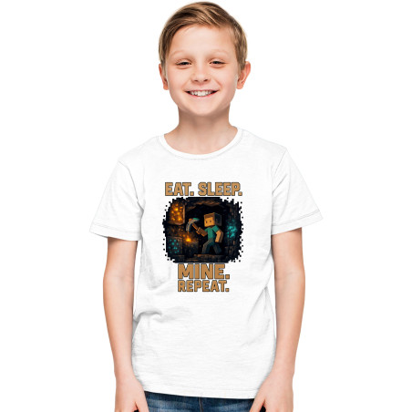 Kids Gamer Mode Half-Sleeve Pure Cotton T-Shirt Latest Print MineD3
