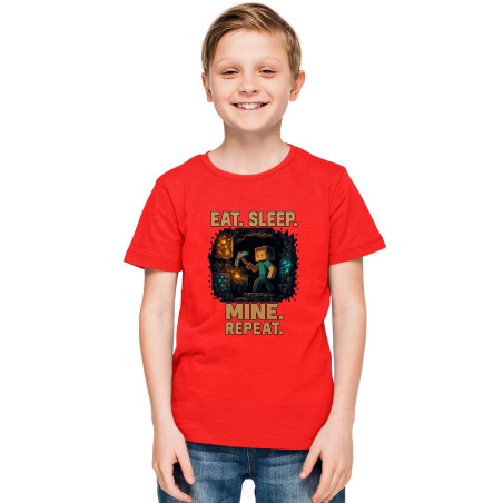 Kids Gamer Mode Half-Sleeve Pure Cotton T-Shirt Latest Print MineD3