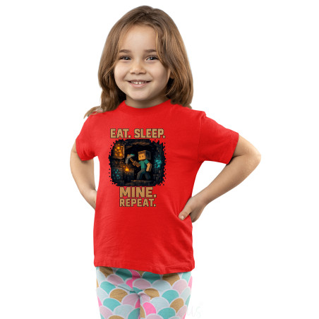 Kids Gamer Mode Half-Sleeve Pure Cotton T-Shirt Latest Print MineD3