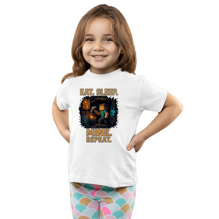 Kids Gamer Mode Half-Sleeve Pure Cotton T-Shirt Latest Print MineD3