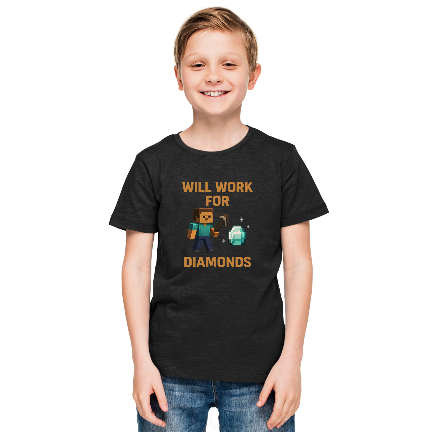 Kids Gamer Mode Half-Sleeve Pure Cotton T-Shirt Latest Print MineD5