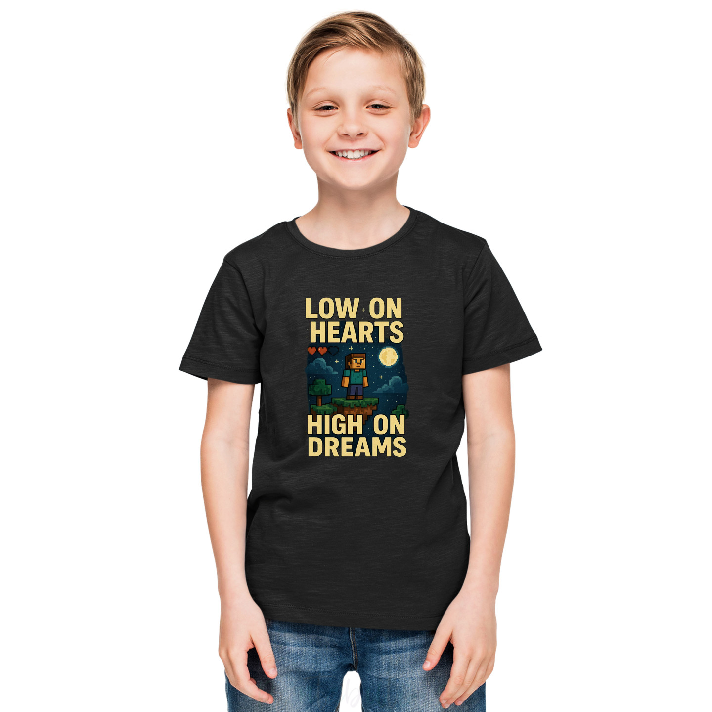 Kids Gamer Mode Half-Sleeve Pure Cotton T-Shirt Latest Print MineD7