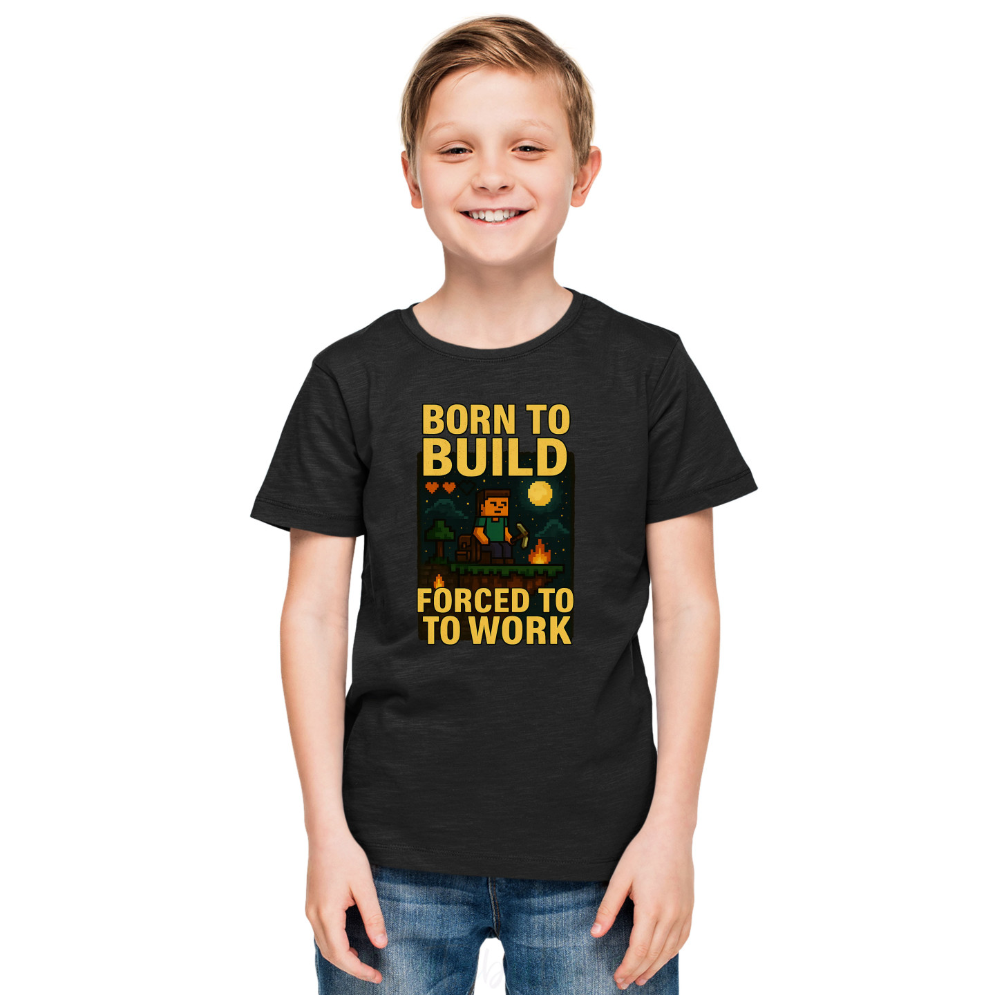 Kids Gamer Mode Half-Sleeve Pure Cotton T-Shirt Latest Print MineD10