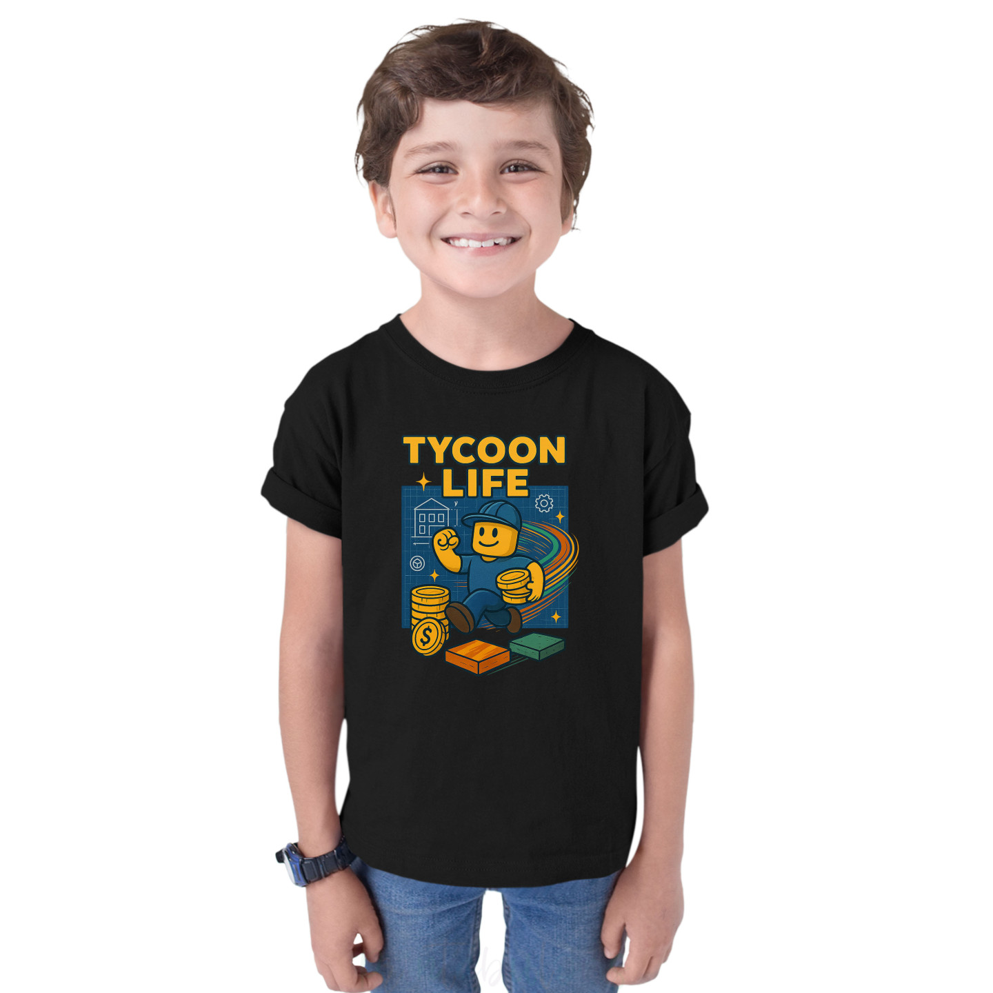 Kids Gamer Mode Half-Sleeve Pure Cotton T-Shirt Latest Print ROBD3