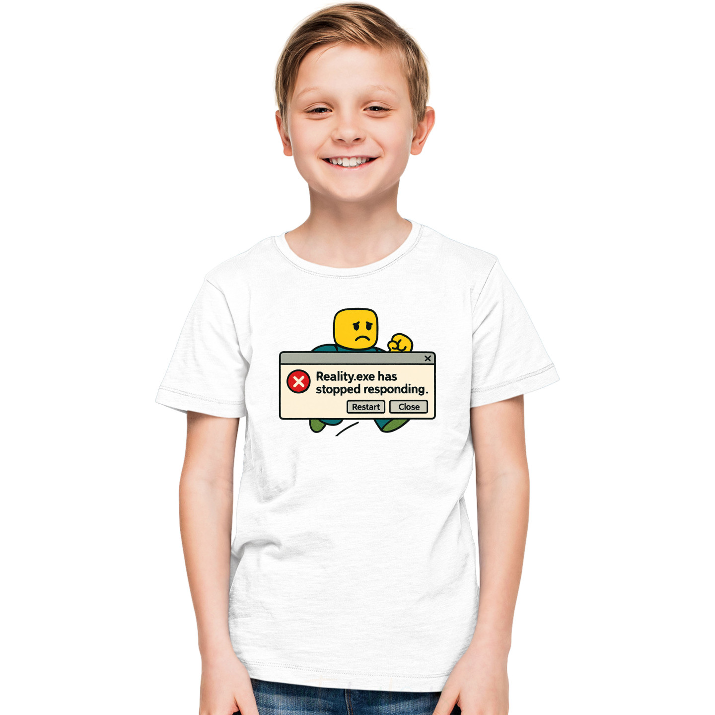 Kids Gamer Mode Half-Sleeve Pure Cotton T-Shirt Latest Print ROBD7