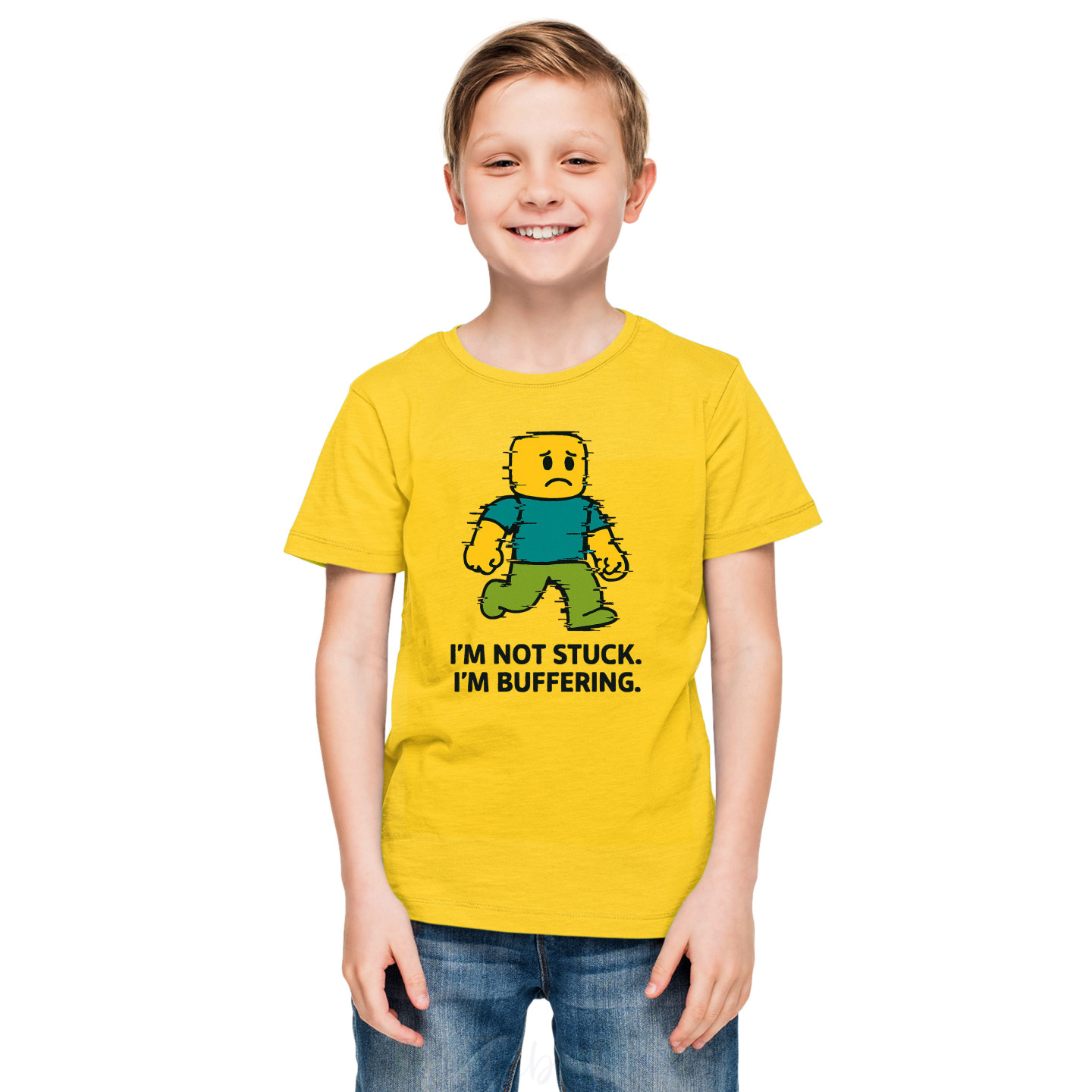 Kids Gamer Mode Half-Sleeve Pure Cotton T-Shirt Latest Print ROBD8
