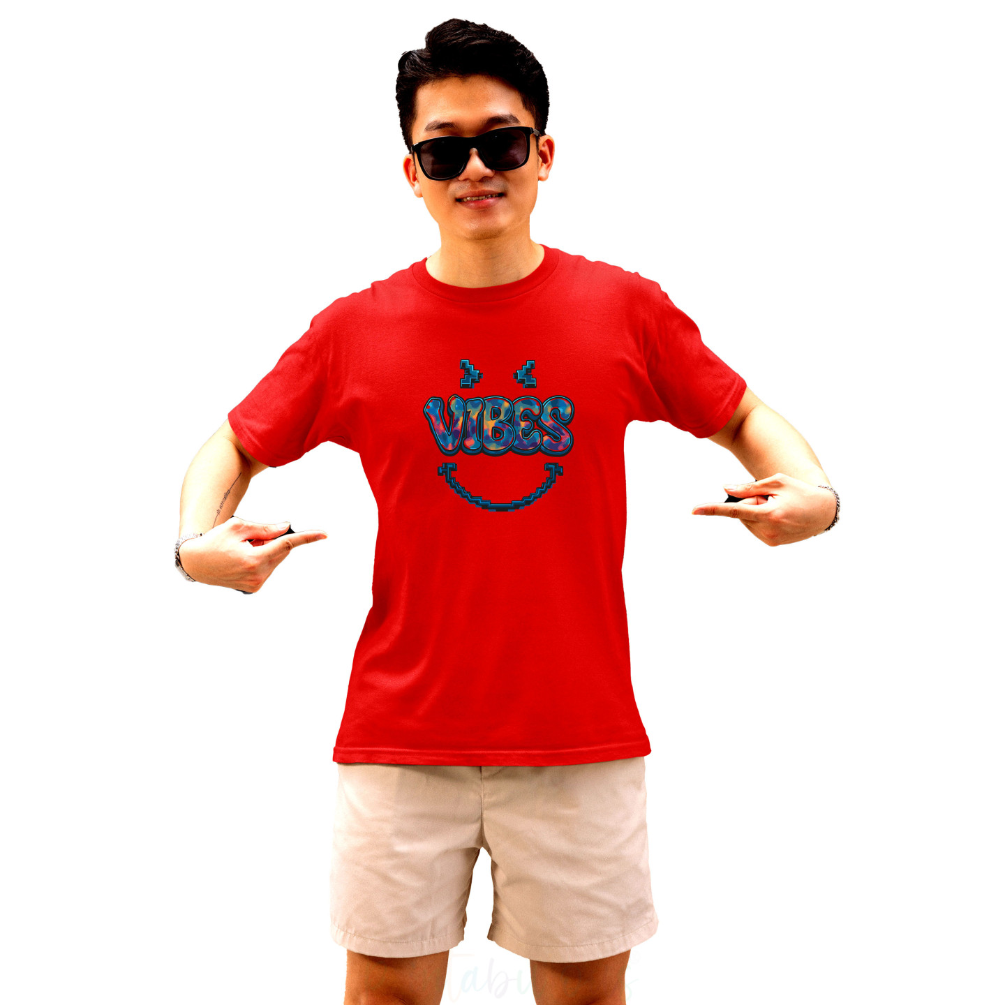 Funny Quirky Streetwear Half Sleeves Pure Cotton T-Shirt for Adults D7