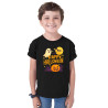 Kids Halloween Printed T-Shirt – Half Sleeves, Round Neck, Pure Cotton D1