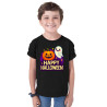 Kids Halloween Printed T-Shirt – Half Sleeves, Round Neck, Pure Cotton D5