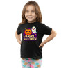 Kids Halloween Printed T-Shirt – Half Sleeves, Round Neck, Pure Cotton D5