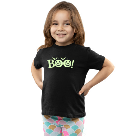 Pure Cotton Glow in the Dark T-Shirt Half Sleeves, Round Neck Kids D5