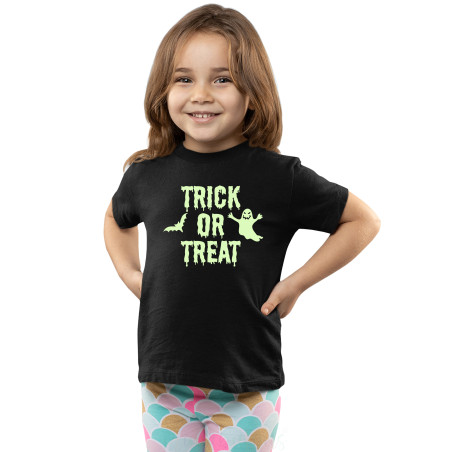 Pure Cotton Glow in the Dark T-Shirt Half Sleeves, Round Neck Kids D6