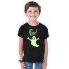 Pure Cotton Glow in the Dark T-Shirt Half Sleeves, Round Neck Kids D8