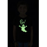 Pure Cotton Glow in the Dark T-Shirt Half Sleeves, Round Neck Kids D8