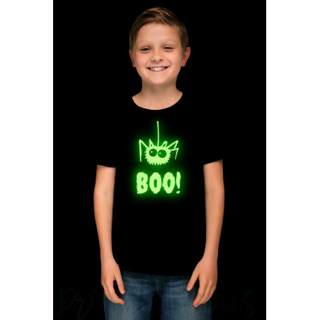 Pure Cotton Glow in the Dark T-Shirt Half Sleeves, Round Neck Kids D9