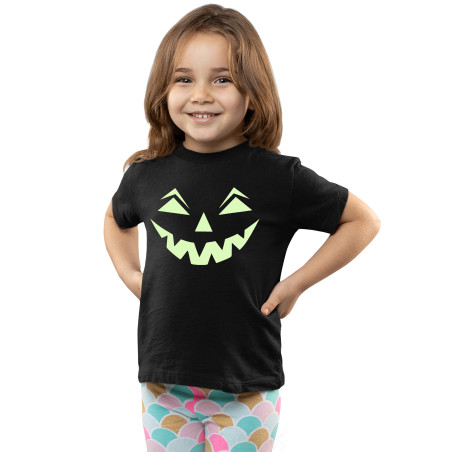 Pure Cotton Glow in the Dark T-Shirt Half Sleeves, Round Neck Kids D10