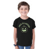 Pure Cotton Glow in the Dark T-Shirt Half Sleeves, Round Neck Kids D11