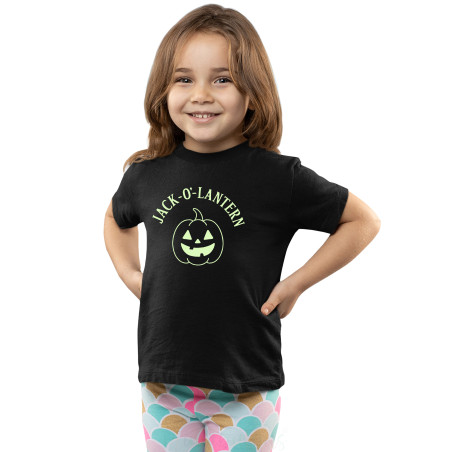 Pure Cotton Glow in the Dark T-Shirt Half Sleeves, Round Neck Kids D11