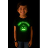 Pure Cotton Glow in the Dark T-Shirt Half Sleeves, Round Neck Kids D11