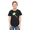 Pure Cotton Glow in the Dark T-Shirt Half Sleeves, Round Neck Kids D14