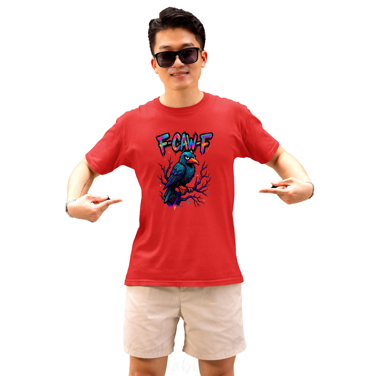Funny Quirky Streetwear Half Sleeves Pure Cotton T-Shirt for Adults D13